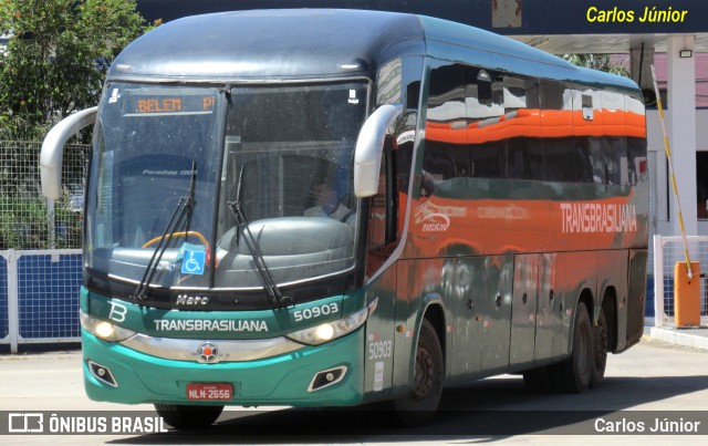 Transbrasiliana Transportes e Turismo 50903 na cidade de Goiânia, Goiás, Brasil, por Carlos Júnior. ID da foto: 11024707.