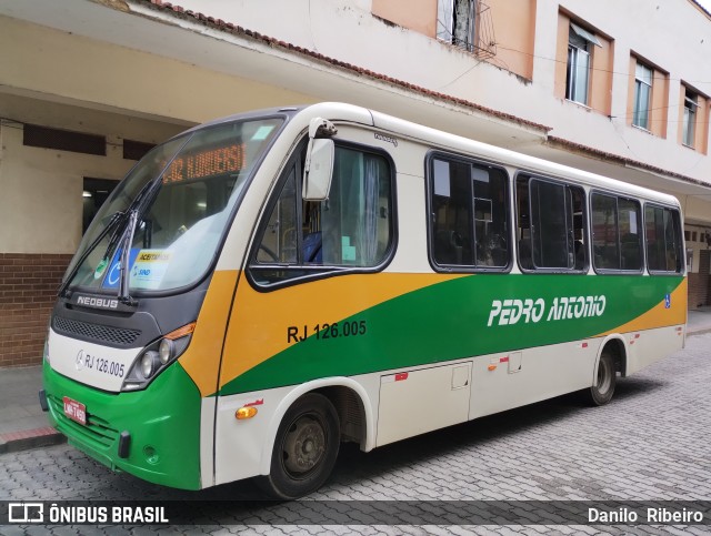 Empresa de Ônibus e Turismo Pedro Antônio RJ 126.005 na cidade de Vassouras, Rio de Janeiro, Brasil, por Danilo  Ribeiro. Número da foto: #11023184.