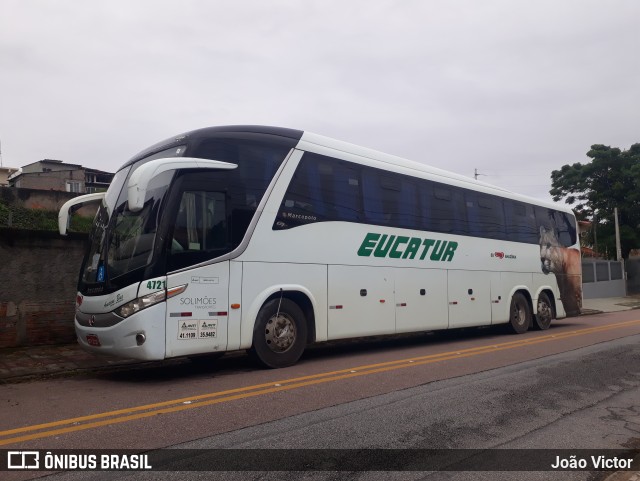 Eucatur - Empresa União Cascavel de Transportes e Turismo 4721 na cidade de Florianópolis, Santa Catarina, Brasil, por João Victor. ID da foto: 11023214.