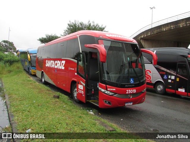 Viação Santa Cruz 23019 na cidade de Campinas, São Paulo, Brasil, por Jonathan Silva. ID da foto: 11023295.