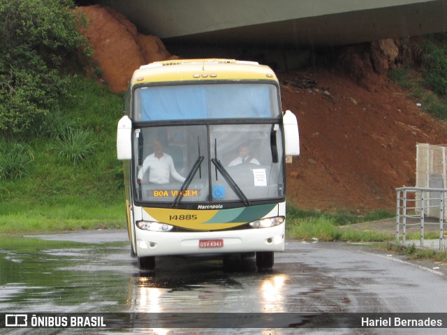 Empresa Gontijo de Transportes 14885 na cidade de Campinas, São Paulo, Brasil, por Hariel Bernades. ID da foto: 11024434.