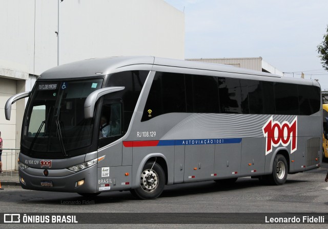 Auto Viação 1001 RJ 108.129 na cidade de Rio de Janeiro, Rio de Janeiro, Brasil, por Leonardo Fidelli. Número da foto: #11024898.