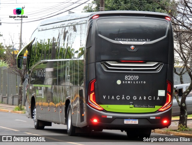 Viação Garcia 82019 na cidade de Apucarana, Paraná, Brasil, por Sérgio de Sousa Elias. Número da foto: #11082055.