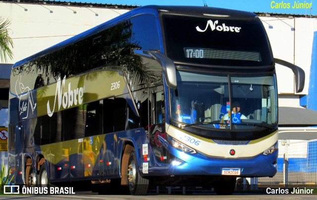 Nobre Turismo 2306 na cidade de Goiânia, Goiás, Brasil, por Carlos Júnior. Número da foto: #11081901.