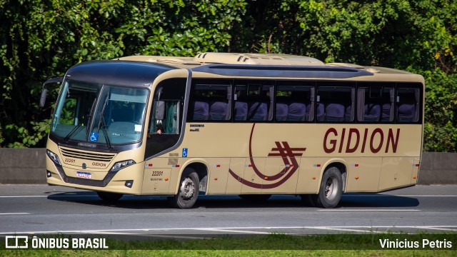Gidion Transporte e Turismo 22201 na cidade de Joinville, Santa Catarina, Brasil, por Vinicius Petris. Número da foto: #11082531.