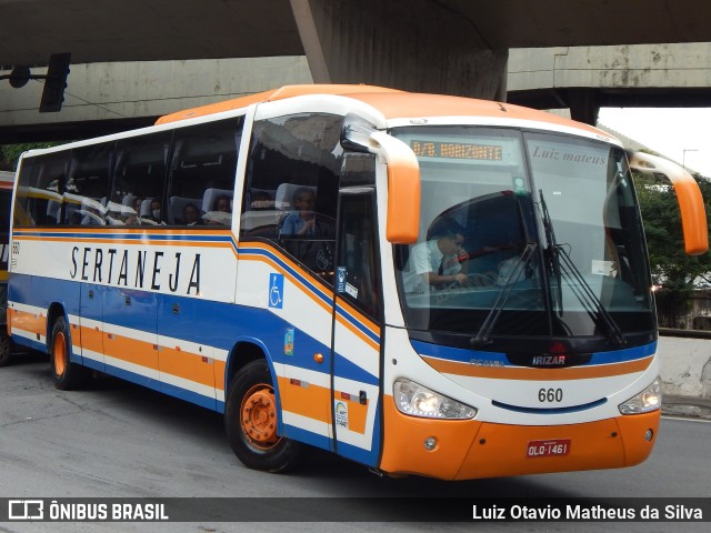 Viação Sertaneja 660 na cidade de Belo Horizonte, Minas Gerais, Brasil, por Luiz Otavio Matheus da Silva. ID da foto: 11082229.