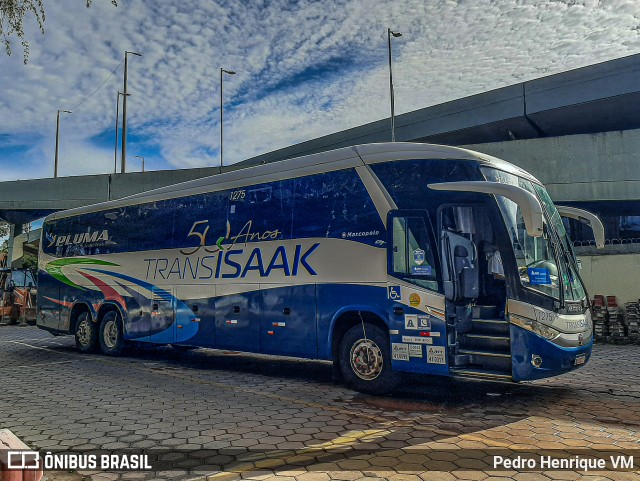Trans Isaak Turismo 1275 na cidade de Belo Horizonte, Minas Gerais, Brasil, por Pedro Henrique VM. Número da foto: #11081013.