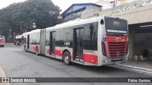 Express Transportes Urbanos Ltda 4 8211 na cidade de São Paulo, São Paulo, Brasil, por Fábio Santos. Número da foto: #11083325.