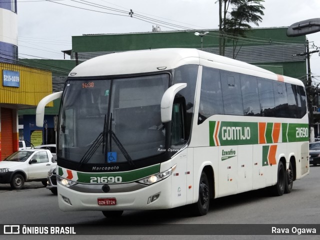 Empresa Gontijo de Transportes 21690 na cidade de Itabuna, Bahia, Brasil, por Rava Ogawa. ID da foto: 11081456.