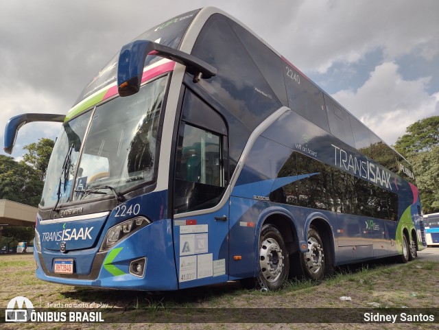 Trans Isaak Turismo 2240 na cidade de São Paulo, São Paulo, Brasil, por Sidney Santos. Número da foto: #11082483.