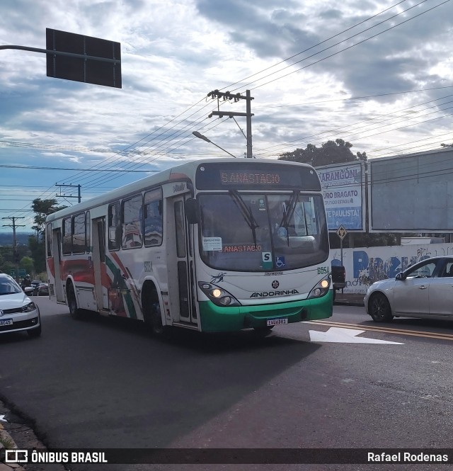 Empresa de Transportes Andorinha 6054 na cidade de Presidente Prudente, São Paulo, Brasil, por Rafael Rodenas. ID da foto: 11082534.