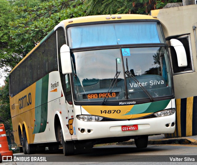 Empresa Gontijo de Transportes 14870 na cidade de São Paulo, São Paulo, Brasil, por Valter Silva. ID da foto: 11081396.