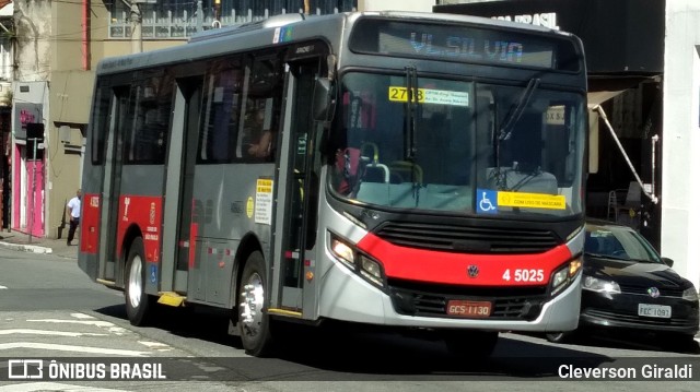 Allibus Transportes 4 5025 na cidade de São Paulo, São Paulo, Brasil, por Cleverson Giraldi. Número da foto: #11080934.