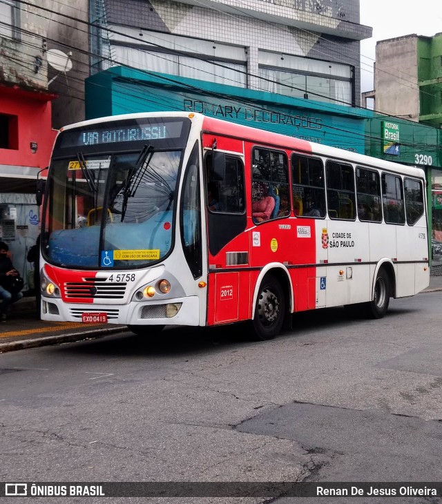Allibus Transportes 4 5758 na cidade de São Paulo, São Paulo, Brasil, por Renan De Jesus Oliveira. Número da foto: #11083387.