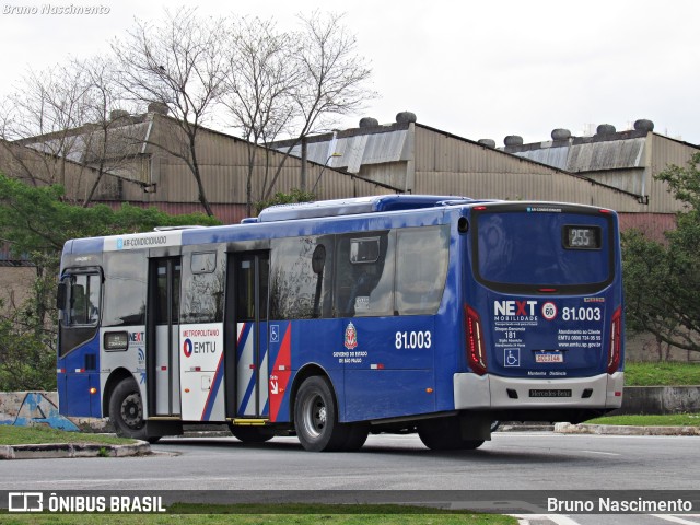 Next Mobilidade - ABC Sistema de Transporte 81.003 na cidade de São Bernardo do Campo, São Paulo, Brasil, por Bruno Nascimento. ID da foto: 11081546.