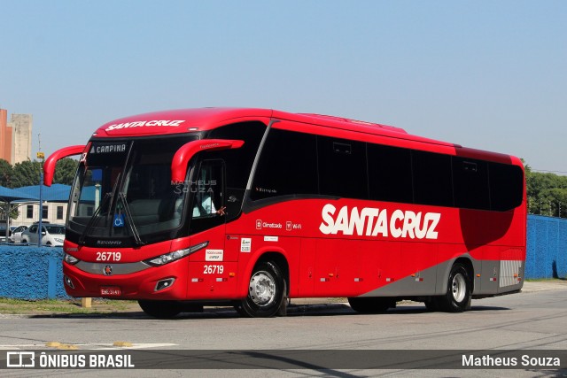 Viação Santa Cruz 26719 na cidade de São Paulo, São Paulo, Brasil, por Matheus Souza. Número da foto: #11083623.