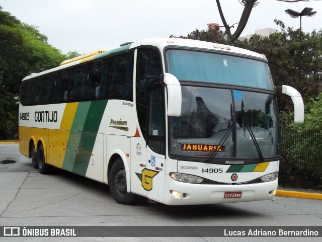 Empresa Gontijo de Transportes 14905 na cidade de São Paulo, São Paulo, Brasil, por Lucas Adriano Bernardino. ID da foto: 11081759.