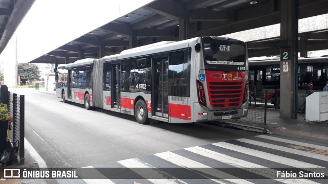 Express Transportes Urbanos Ltda 4 8702 na cidade de São Paulo, São Paulo, Brasil, por Fábio Santos. Número da foto: #11082966.