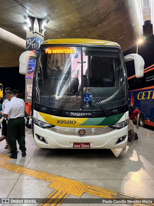 Empresa Gontijo de Transportes 19580 na cidade de Uberlândia, Minas Gerais, Brasil, por Paulo Camillo Mendes Maria. Número da foto: #11081804.