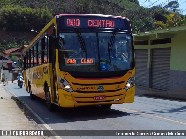 FAOL - Friburgo Auto Ônibus 046 na cidade de Nova Friburgo, Rio de Janeiro, Brasil, por Leonardo Correa Gomes Martins. ID da foto: 11083669.