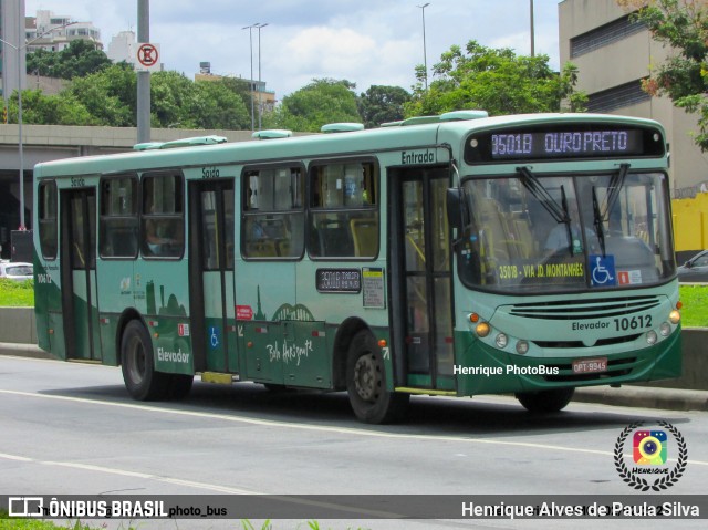 Auto Omnibus Floramar 10612 na cidade de Belo Horizonte, Minas Gerais, Brasil, por Henrique Alves de Paula Silva. ID da foto: 11082301.