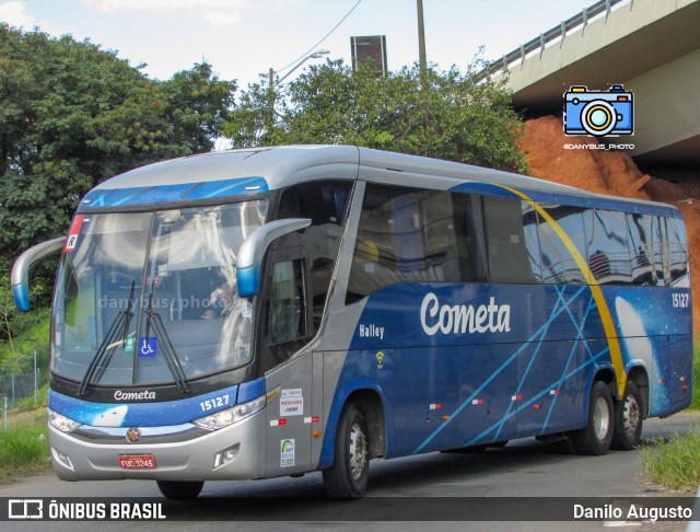 Viação Cometa 15127 na cidade de Campinas, São Paulo, Brasil, por Danilo Augusto. ID da foto: 11080893.