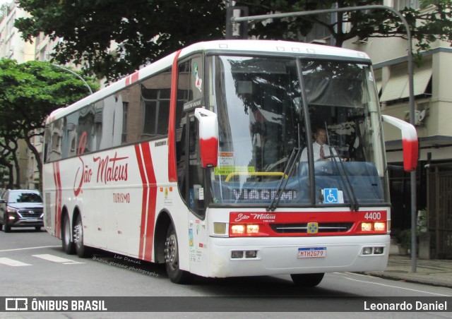 São Mateus Turismo 4400 na cidade de Rio de Janeiro, Rio de Janeiro, Brasil, por Leonardo Daniel. ID da foto: 11082034.