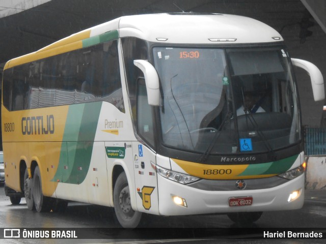 Empresa Gontijo de Transportes 18800 na cidade de Belo Horizonte, Minas Gerais, Brasil, por Hariel Bernades. ID da foto: 11082339.