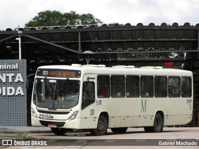 Viação Castelo Branco 25153 na cidade de Curitiba, Paraná, Brasil, por Gabriel Machado. ID da foto: 11082488.