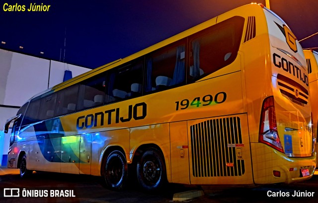 Empresa Gontijo de Transportes 19490 na cidade de Goiânia, Goiás, Brasil, por Carlos Júnior. Número da foto: #11081767.