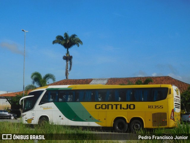 Empresa Gontijo de Transportes 18355 na cidade de Escada, Pernambuco, Brasil, por Pedro Francisco Junior. ID da foto: 11083829.