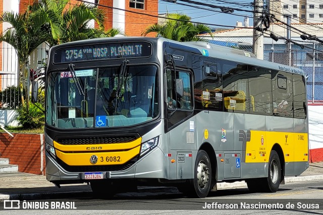 Transunião Transportes 3 6082 na cidade de São Paulo, São Paulo, Brasil, por Jefferson Nascimento de Sousa. ID da foto: 11105181.