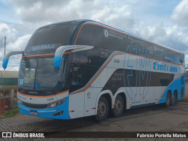 Emtram 5420 na cidade de Vitória da Conquista, Bahia, Brasil, por Fabrício Portella Matos. Número da foto: #11106220.