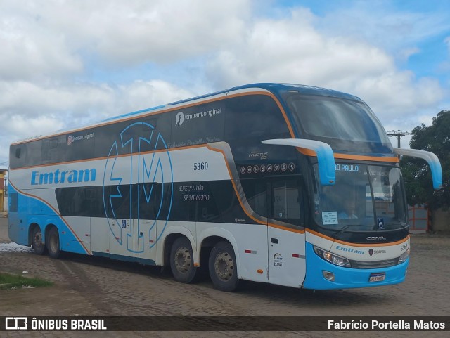 Emtram 5360 na cidade de Vitória da Conquista, Bahia, Brasil, por Fabrício Portella Matos. Número da foto: #11106080.