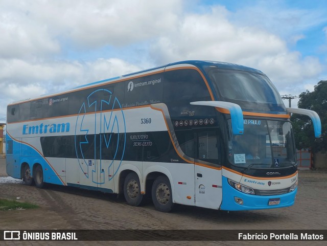 Emtram 5360 na cidade de Vitória da Conquista, Bahia, Brasil, por Fabrício Portella Matos. ID da foto: 11106080.