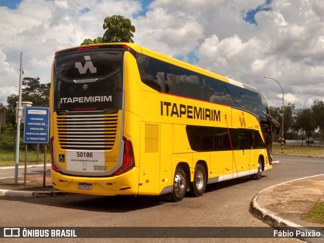 Viação Nova Itapemirim 50186 na cidade de Brasília, Distrito Federal, Brasil, por Fábio Paixão. Número da foto: #11105389.