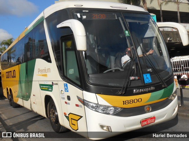 Empresa Gontijo de Transportes 18800 na cidade de Belo Horizonte, Minas Gerais, Brasil, por Hariel Bernades. ID da foto: 11103880.