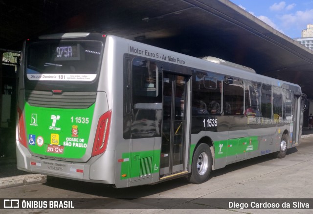 Viação Santa Brígida 1 1535 na cidade de São Paulo, São Paulo, Brasil, por Diego Cardoso da Silva. ID da foto: 11105262.