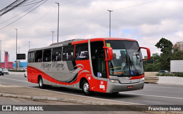 Empresa de Ônibus Pássaro Marron 5017 na cidade de São Paulo, São Paulo, Brasil, por Francisco Ivano. Número da foto: #11106709.
