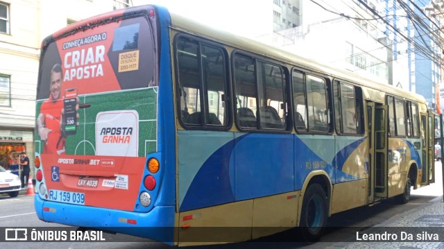 Master Transportes Coletivos de Passageiros RJ 159.039 na cidade de Petrópolis, Rio de Janeiro, Brasil, por Leandro Da silva. Número da foto: #11106258.