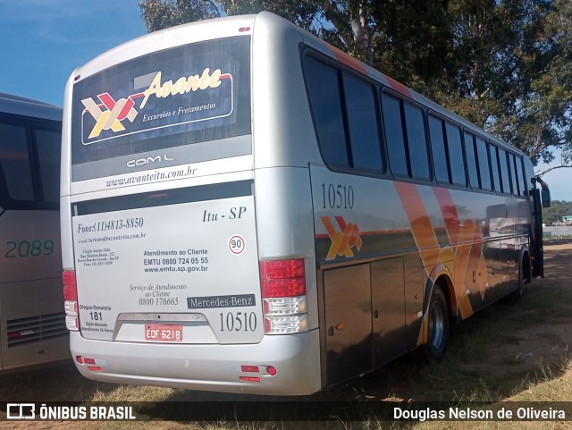 Viação Avante 10510 na cidade de Atibaia, São Paulo, Brasil, por Douglas Nelson de Oliveira. Número da foto: #11104256.