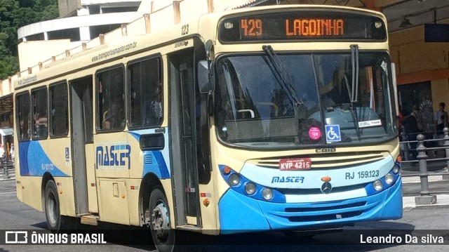 Master Transportes Coletivos de Passageiros RJ 159.123 na cidade de Petrópolis, Rio de Janeiro, Brasil, por Leandro Da silva. Número da foto: #11106213.