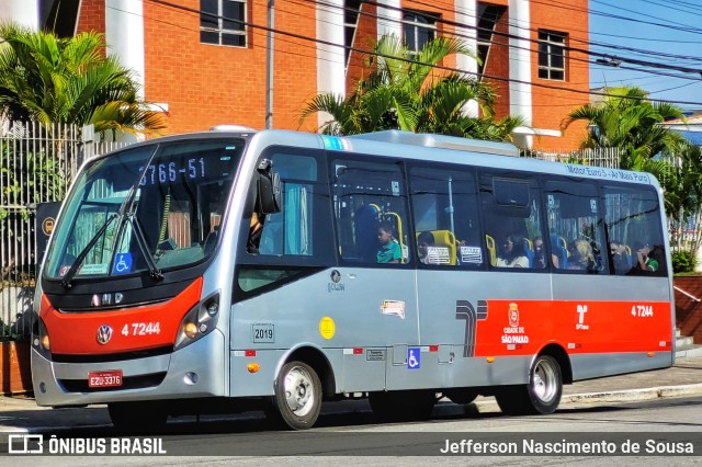 Pêssego Transportes 4 7244 na cidade de São Paulo, São Paulo, Brasil, por Jefferson Nascimento. Número da foto: #11105175.