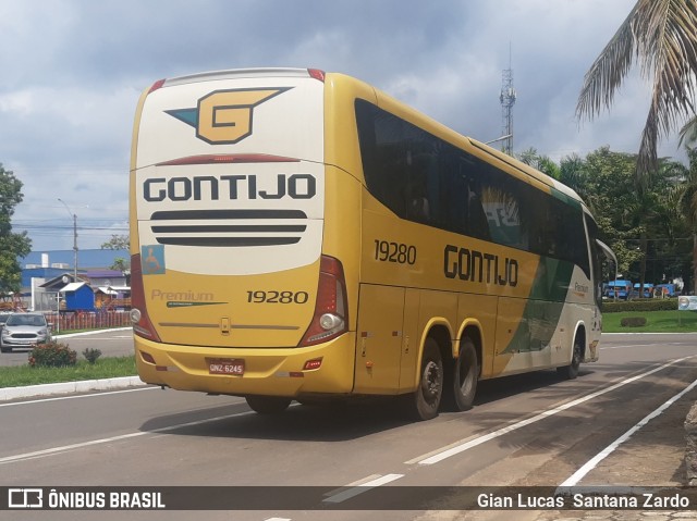 Empresa Gontijo de Transportes 19280 na cidade de Ji-Paraná, Rondônia, Brasil, por Gian Lucas  Santana Zardo. ID da foto: 11104745.