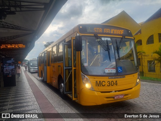 Auto Viação Mercês MC304 na cidade de Curitiba, Paraná, Brasil, por Everton S de Jesus. Número da foto: #11104974.
