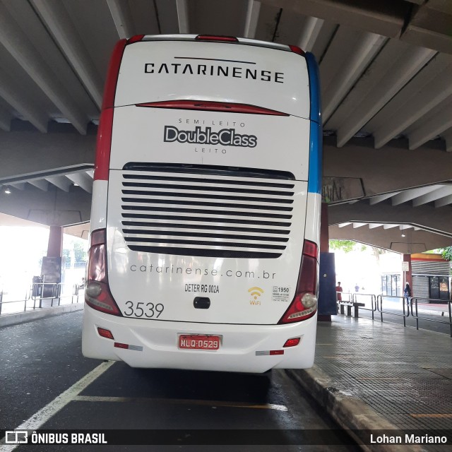 Auto Viação Catarinense 3539 na cidade de São Caetano do Sul, São Paulo, Brasil, por Lohan Mariano. Número da foto: #11105140.
