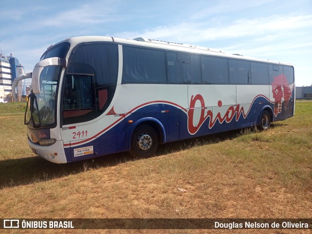 Turismo e Fretamento Orion Transportes 2911 na cidade de Atibaia, São Paulo, Brasil, por Douglas Nelson de Oliveira. ID da foto: 11104263.