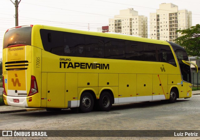 Viação Itapemirim 17005 na cidade de São José dos Campos, São Paulo, Brasil, por Luiz Petriz. Número da foto: #11104324.