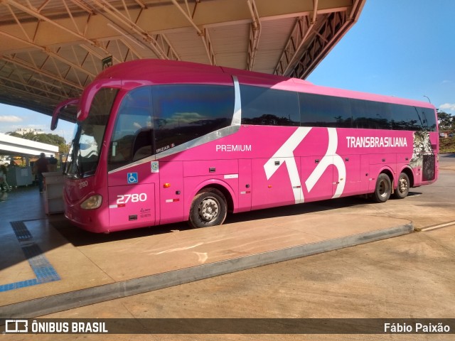 Transbrasiliana Transportes e Turismo 2780 na cidade de Brasília, Distrito Federal, Brasil, por Fábio Paixão. ID da foto: 11105285.