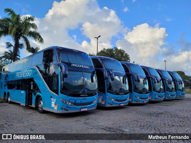 Auto Viação Progresso 6033 na cidade de Jaboatão dos Guararapes, Pernambuco, Brasil, por Matheus Fernando. Número da foto: #11104506.